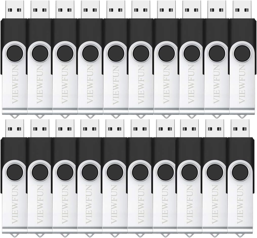 100 Pack 4GB USB Flash Drive with LED Indicator and Lanyards K149014
