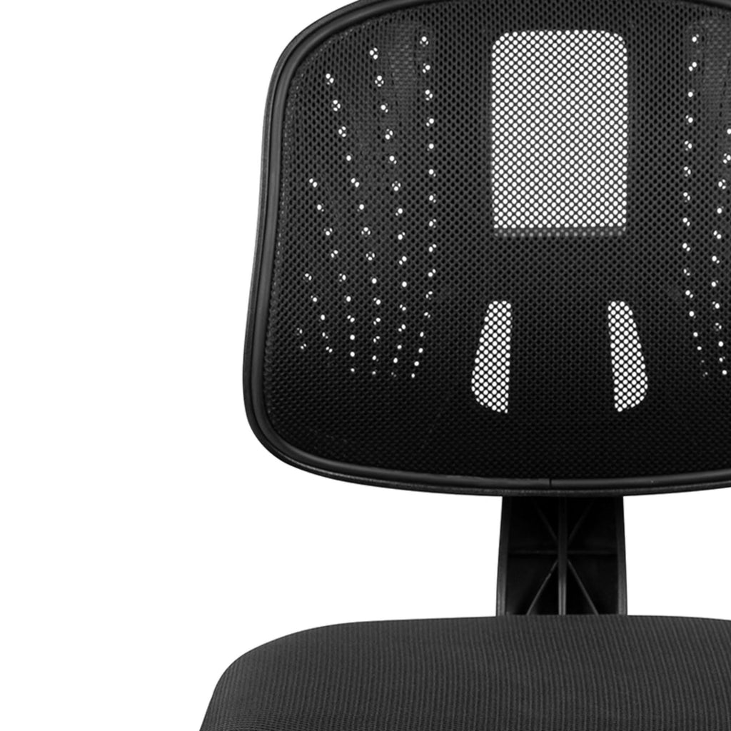 Black Mid-Back Mesh Swivel Task Office Chair W936457