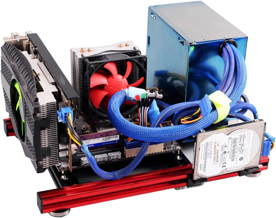 Aluminum Alloy ITX Motherboard Open Air Frame Computer Case K331102
