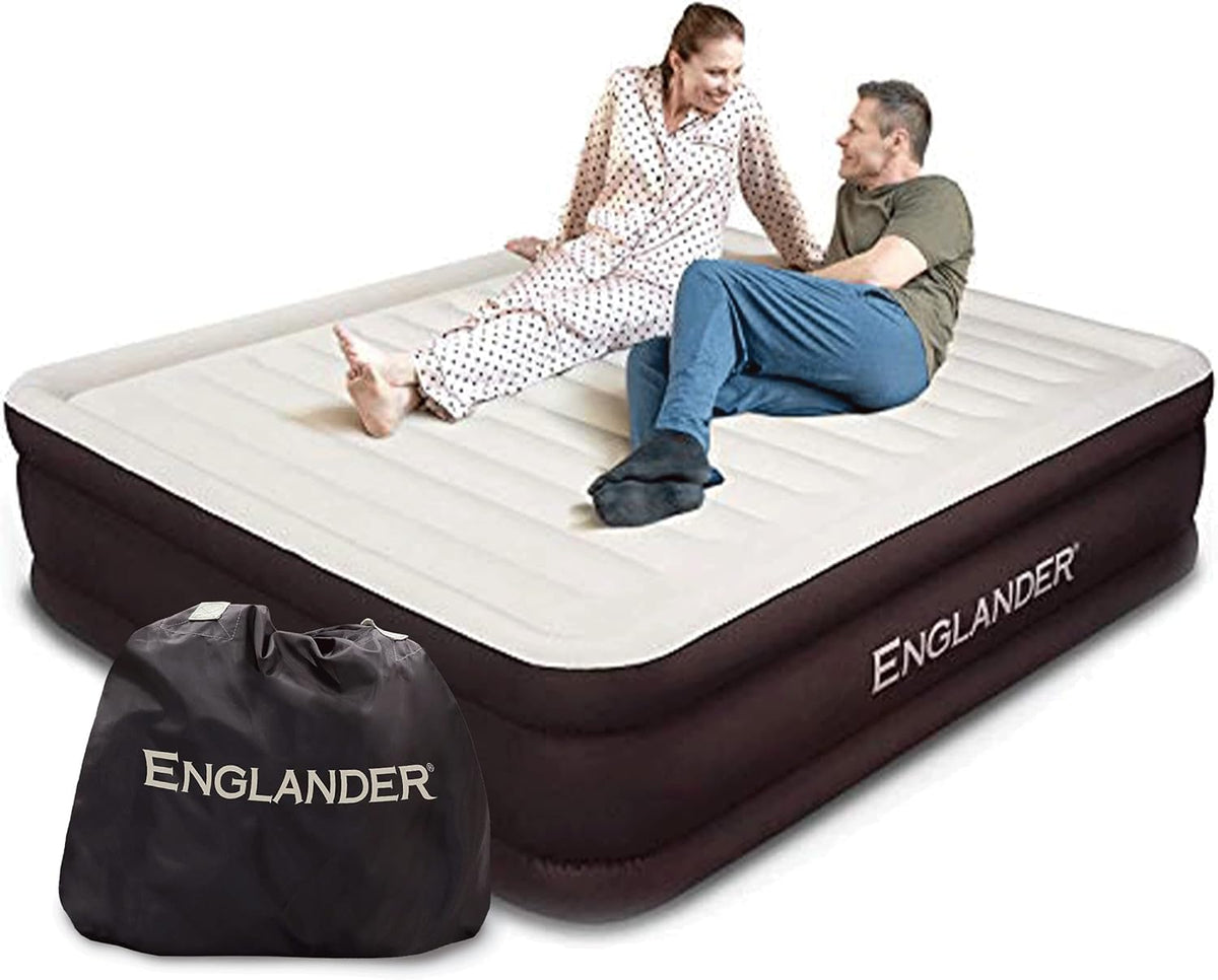 Cal King Size Air Mattress with Built in Pump P581