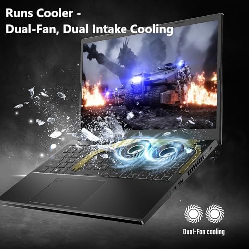 15.6" 144Hz FHD IPS Gaming Laptop, Intel i7-13620H, RTX 4060, 32GB DDR5 RAM, 1TB SSD G609077