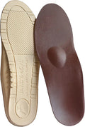 Synthetic Leather Orthotic Shoe Insole with Metatarsal Pad & Heel Cradle U810053