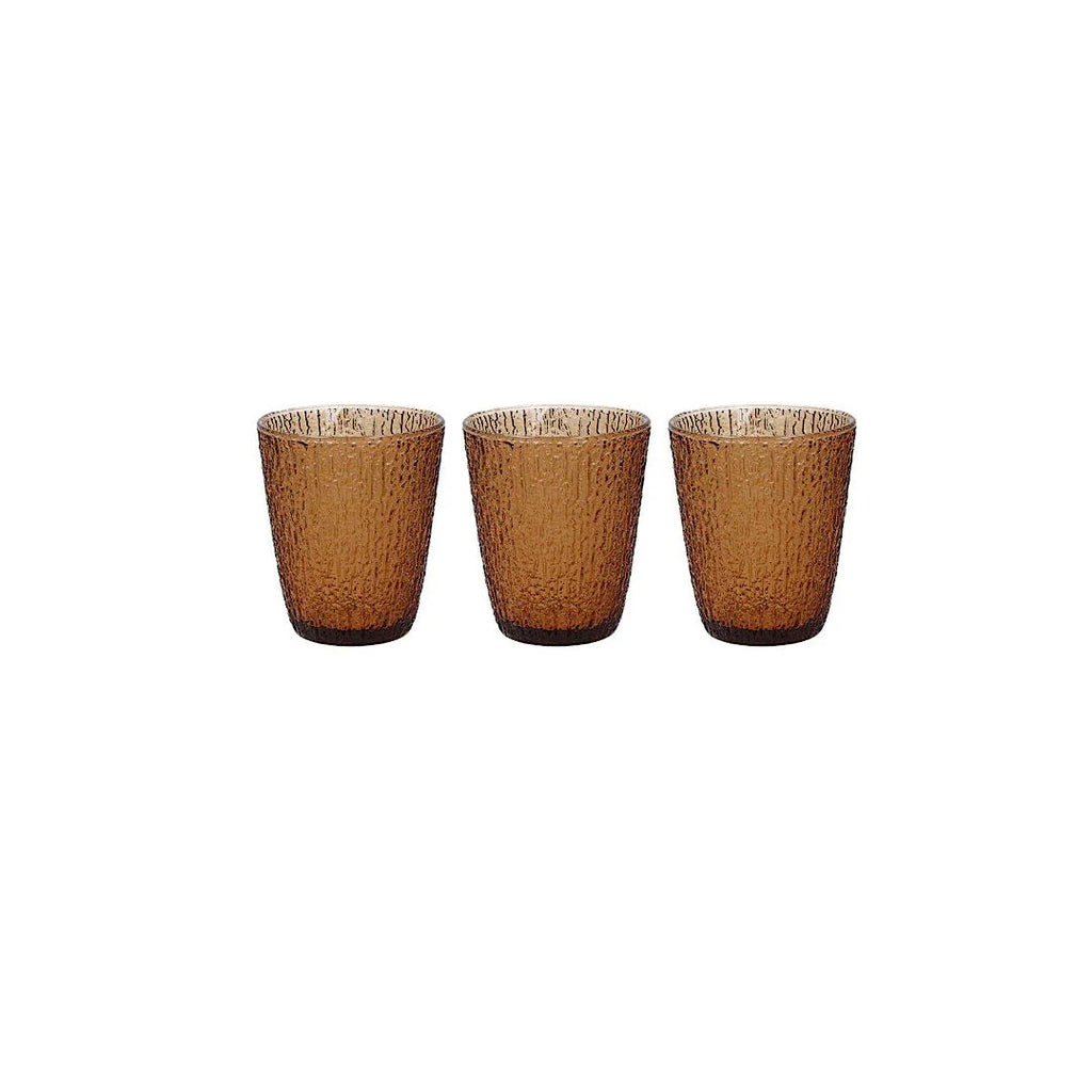 Set 3 Amber Glasses J14205