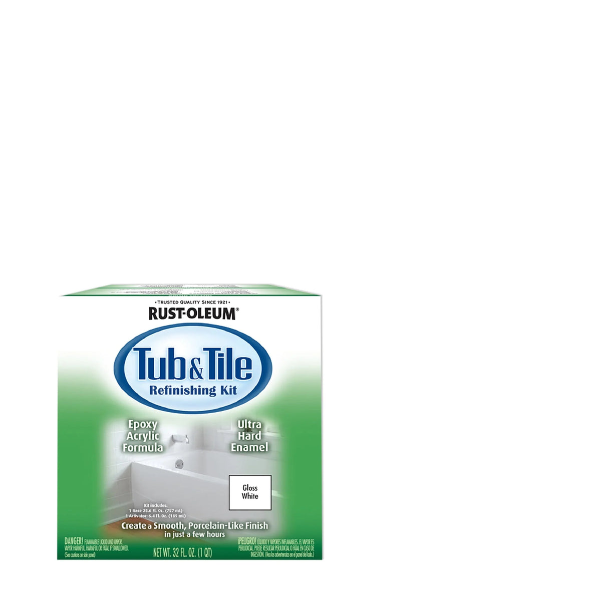 White Gloss Tub & Tile Refinishing Kit R8732