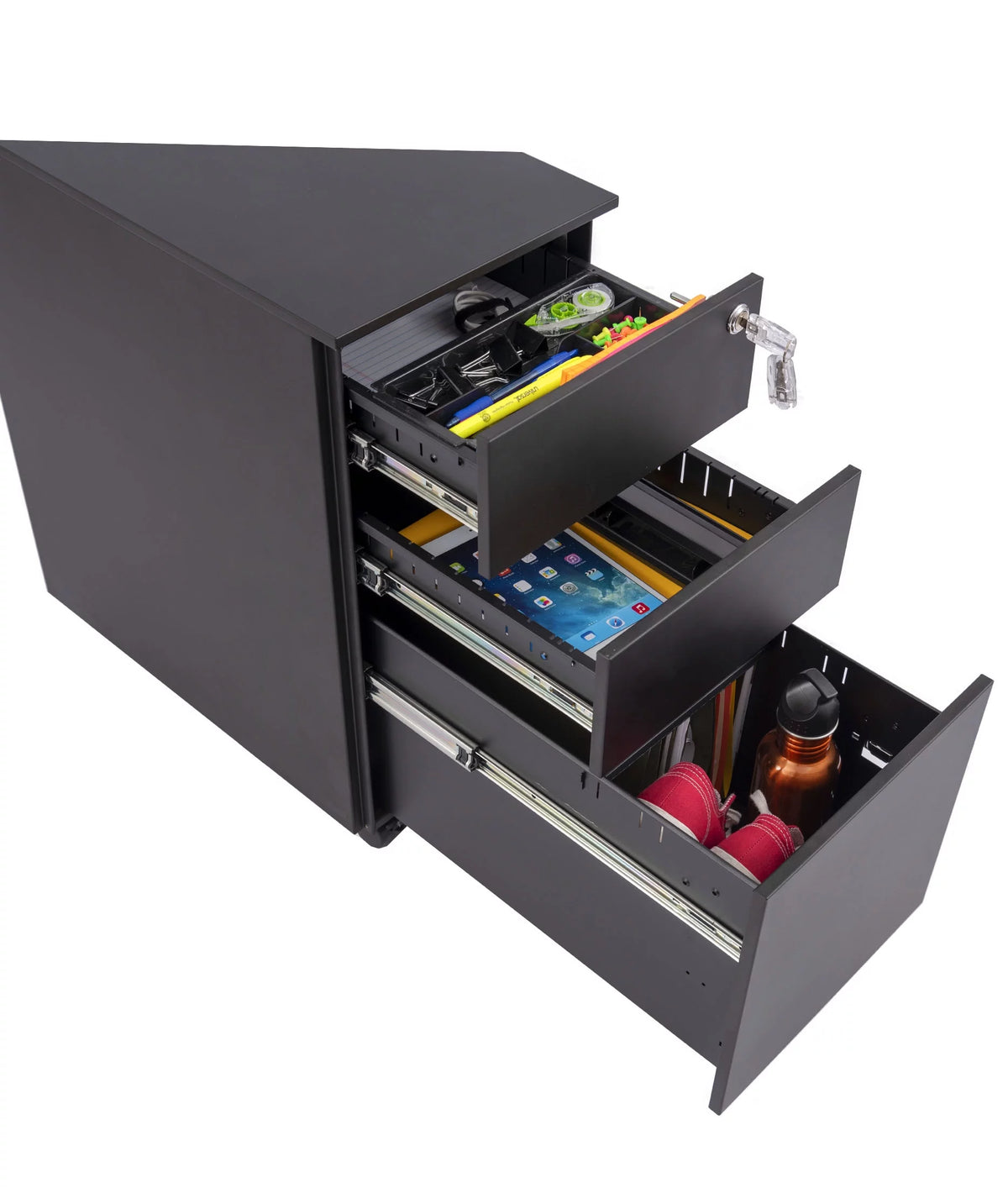 3 Drawer Lockable Rolling File Cabinet K6510
