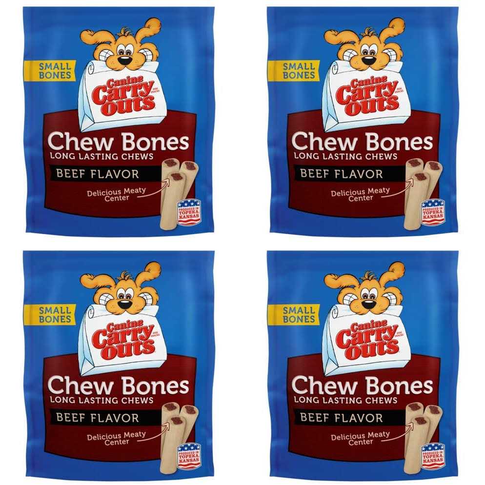 Beef Flavor Dog Chew Bones J14948