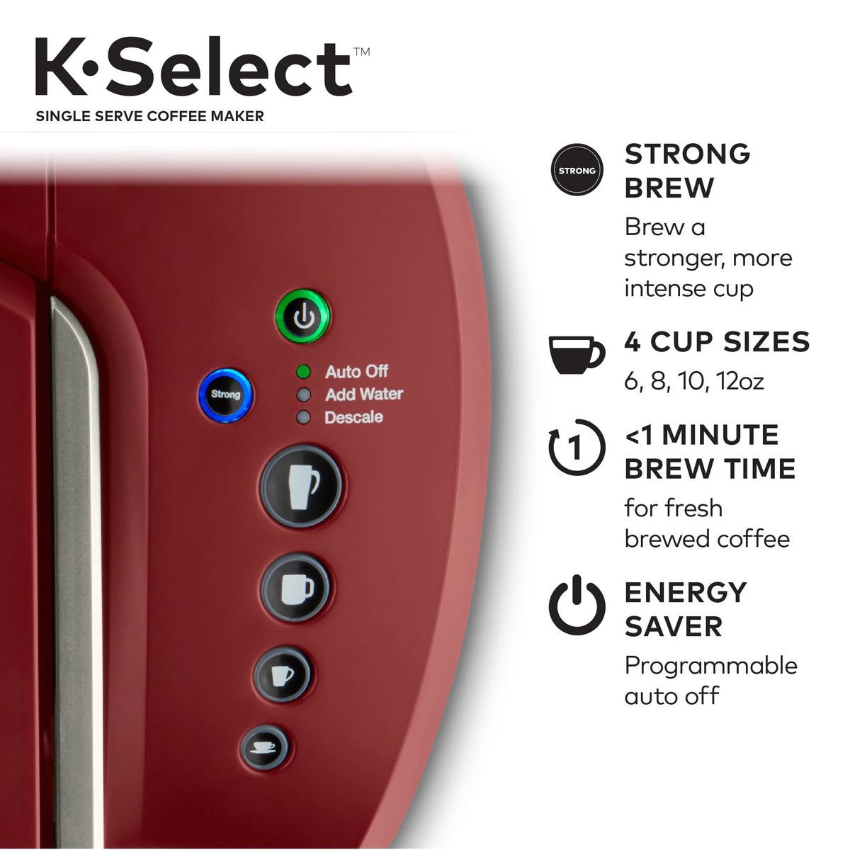 Single-Serve K-Cup Pod Coffee Maker K803792