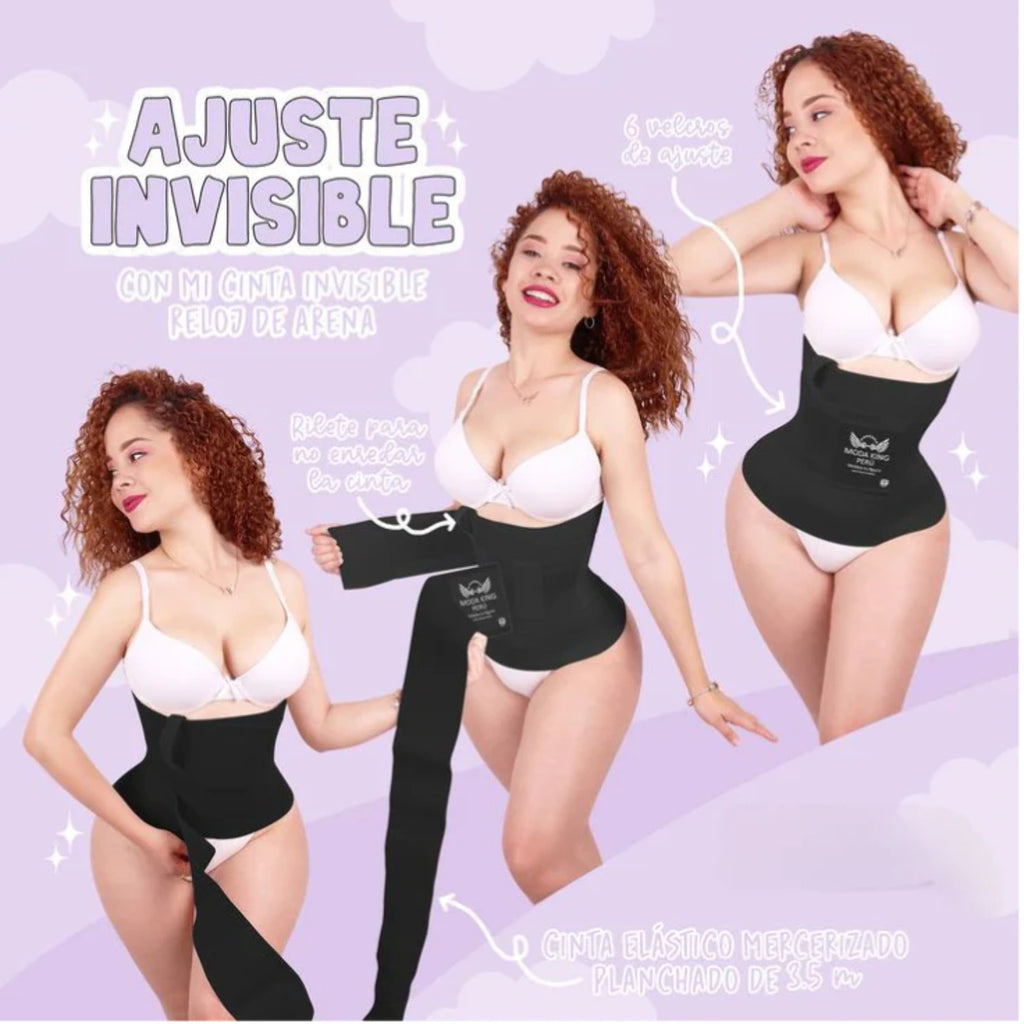 Black Compression Waist Trainer Wrap C41859