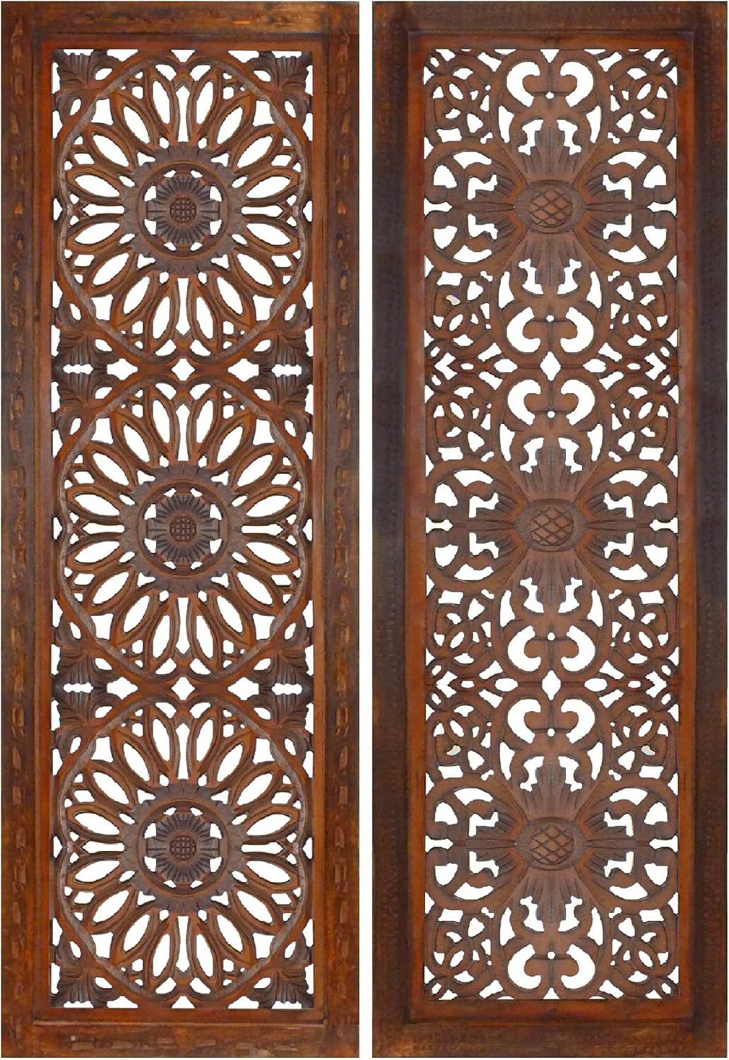 Black and Brown Rectangular Wall Panel Q371