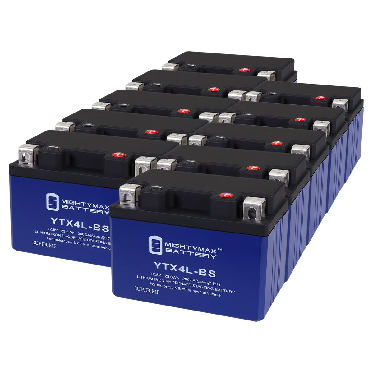 10 Pack Lithium Replacement Battery O12843