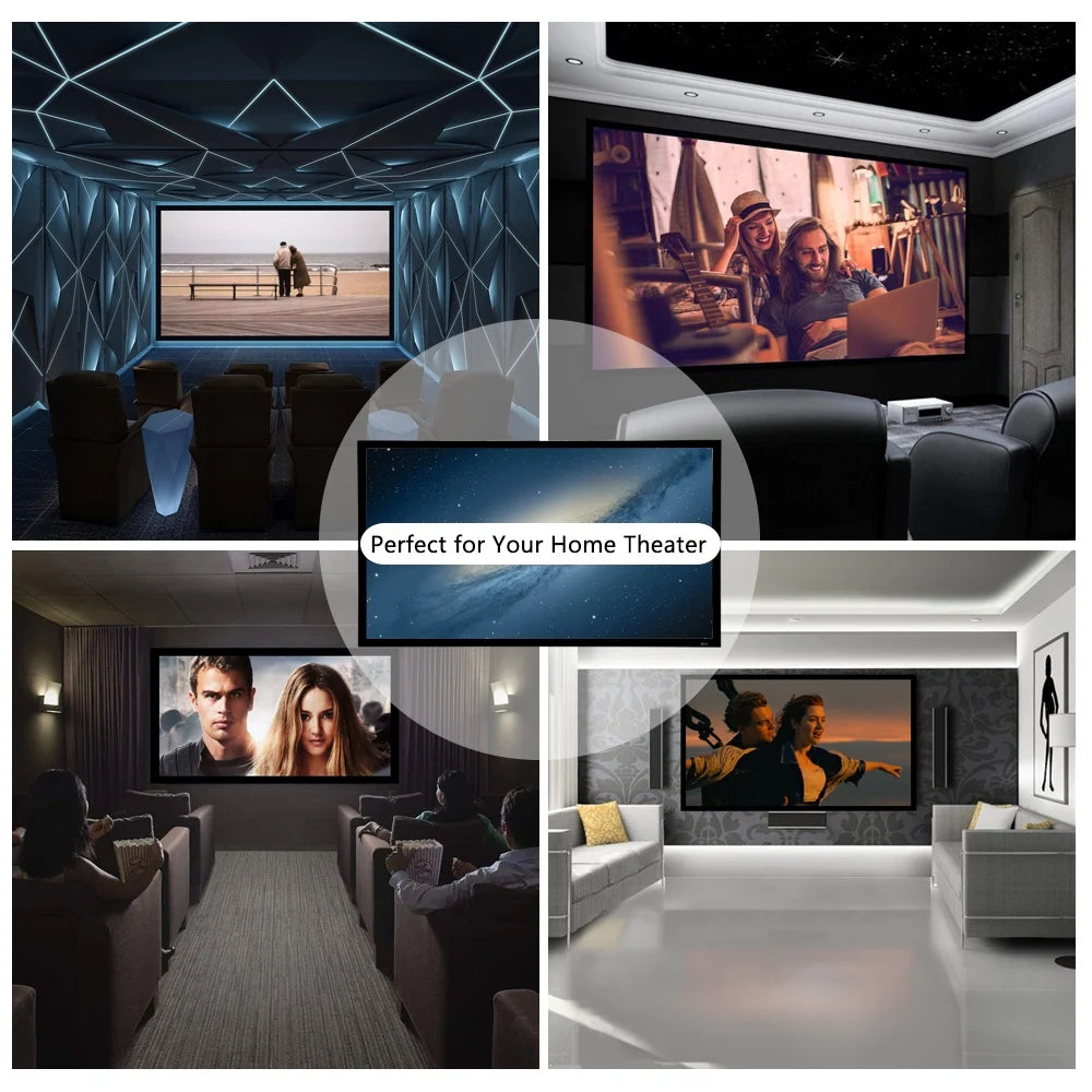 120in Fixed Frame 16:9 4K Projector Screen C869