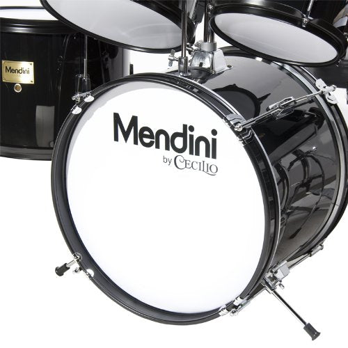 5 Piece Junior Drum Set with Bass Toms Snare Cymbal Hi-Hat Drumsticks & Seat I541