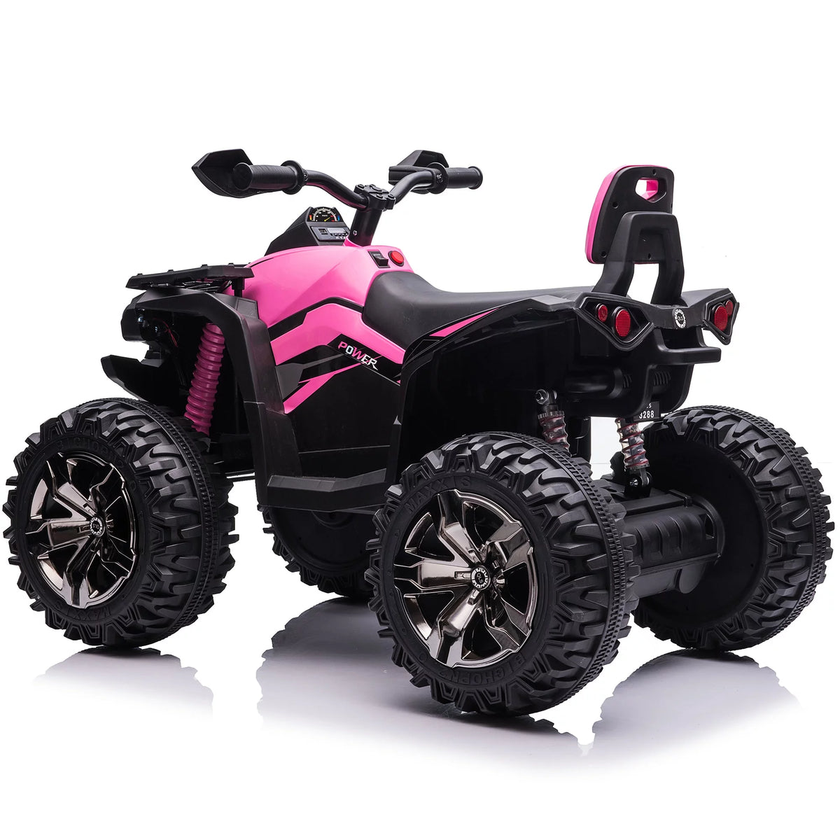 Black 24 Volt 2 Seater 4-Wheeler Quad R5357