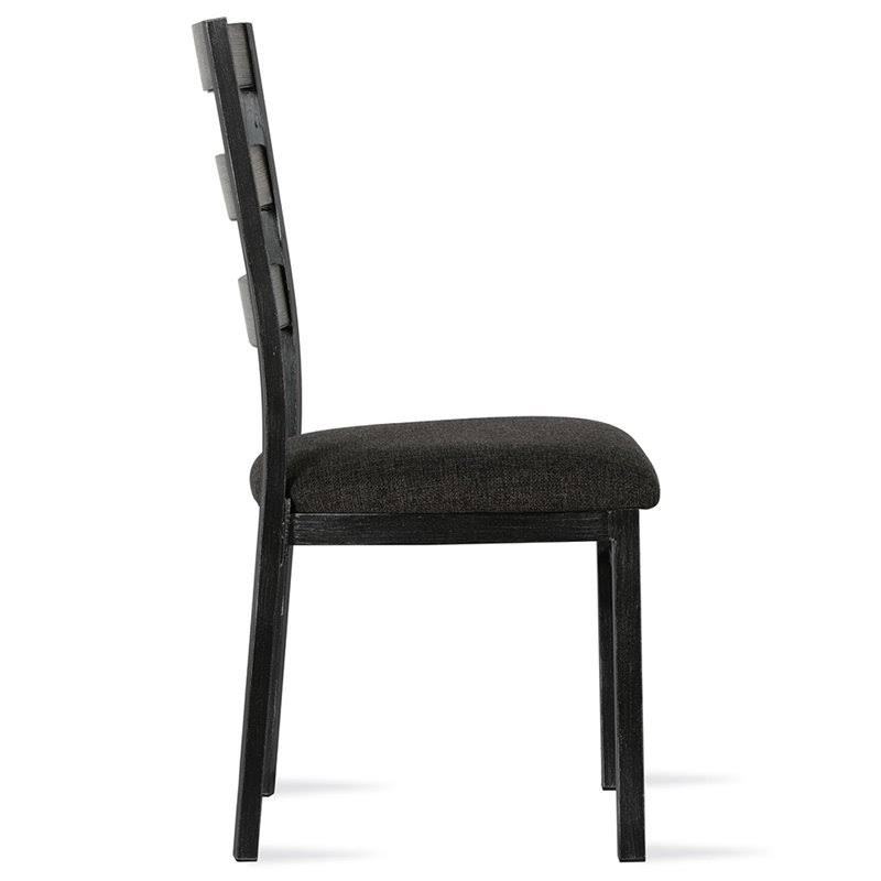 Gray Ladderback Dining Side Chair (Set of 2) Y981114