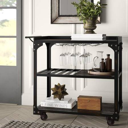 Brown Bar Cart J479