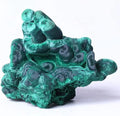 Natural Healing Gemstone Raw Mineral Specimen Velvet Malachite Quartz Rough Stone 1PC (750g-900g) W645