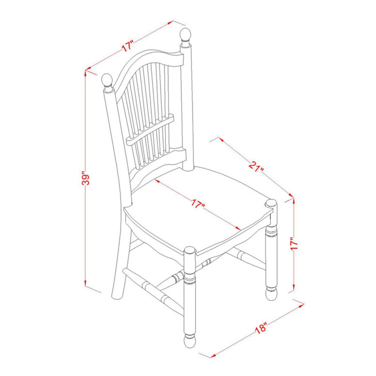 3-piece Dining Set with Round Table B526
