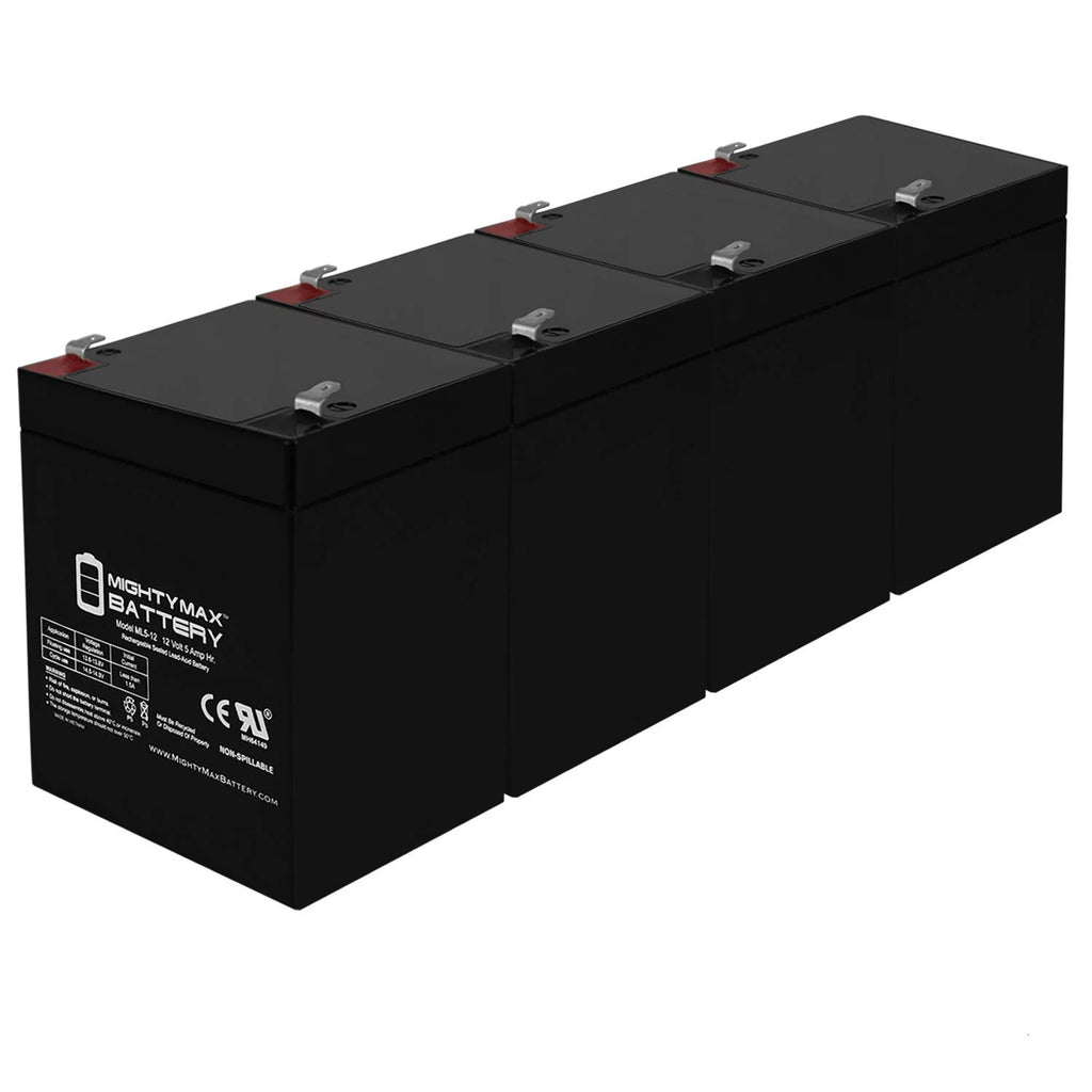 12V 5AH SLA Replacement Battery with F1 Terminal M780