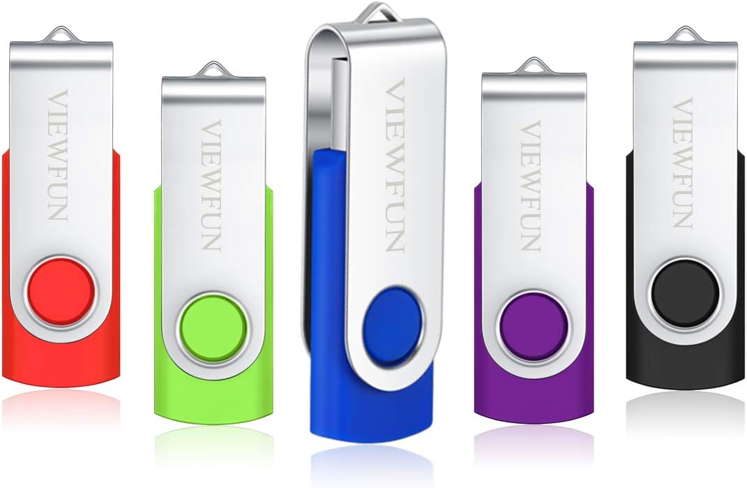 100 Pack 4GB USB Flash Drive with LED Indicator and Lanyards K149014