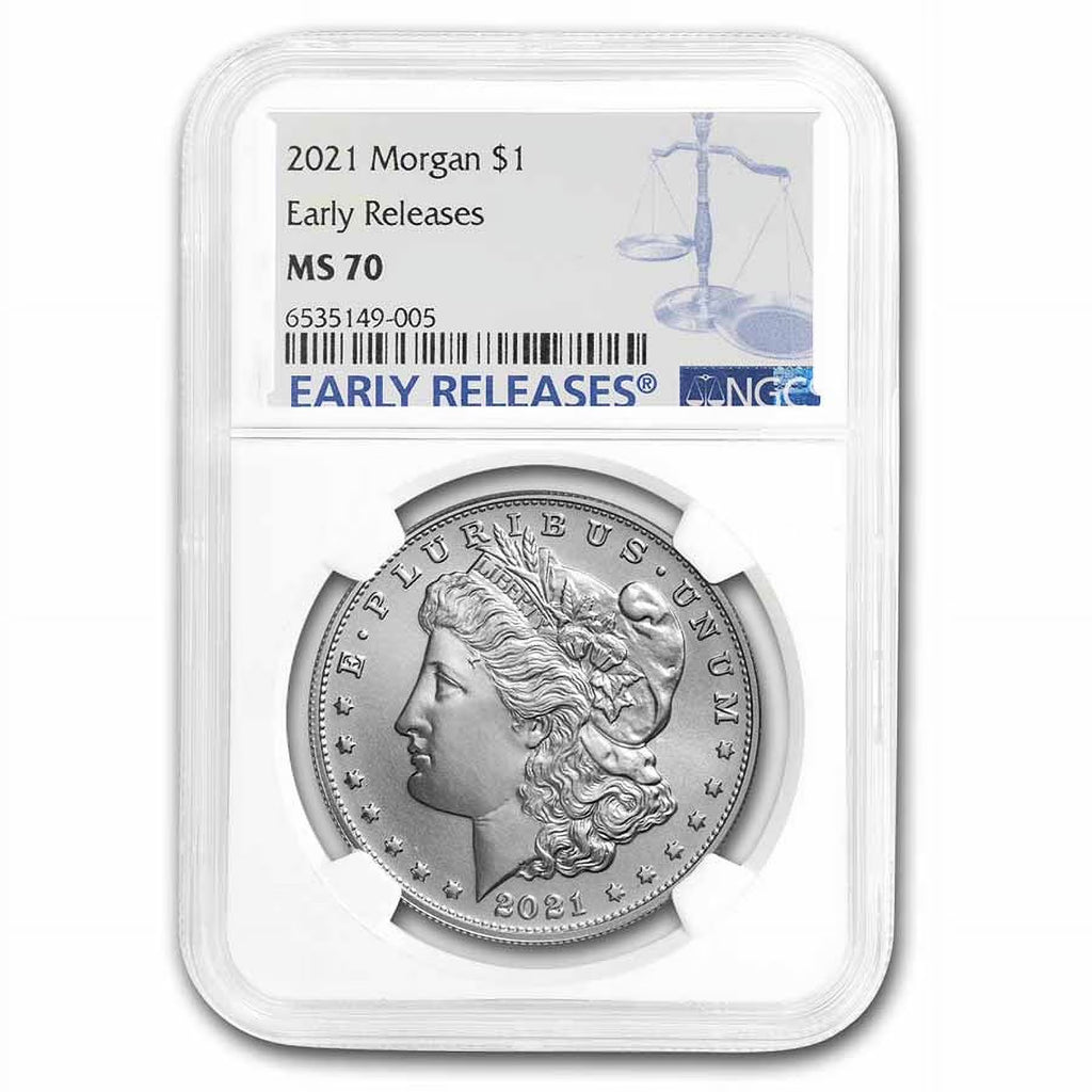 Silver Morgan Dollar MS-70 NGC B629873