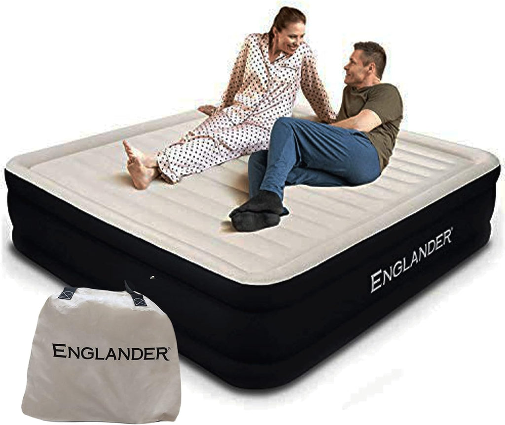 Cal King Size Air Mattress with Built in Pump P581