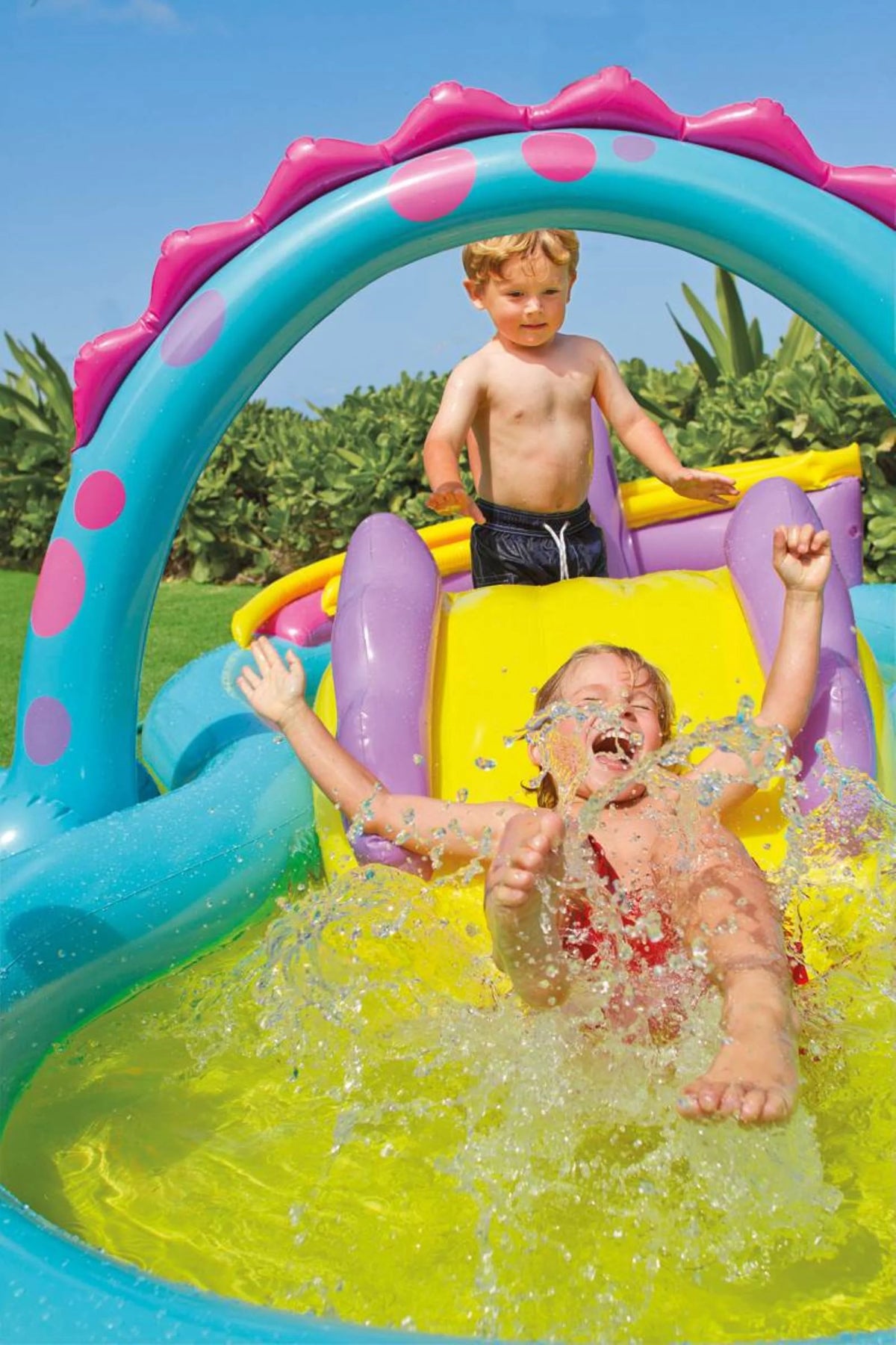 11ft x 7.5ft x 44in Inflatable Kiddie Swimming Pool T950