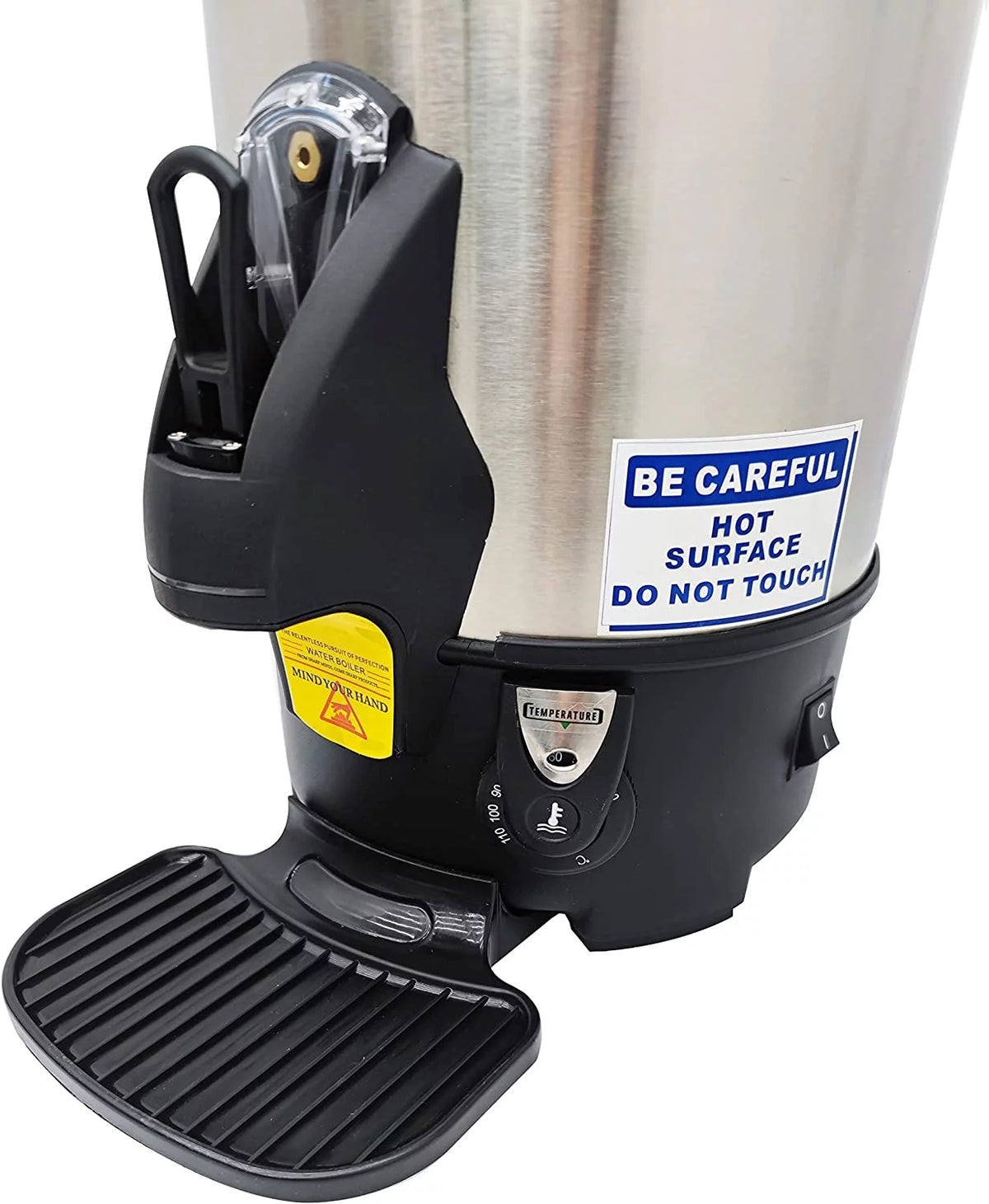 6L Stainless Steel Electric Hot Water Dispenser with Faucet Tap H83398