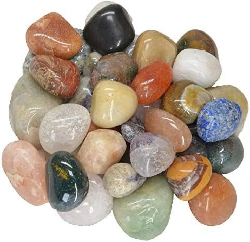 Medium Mixed Natural Tumbled Stones K69090