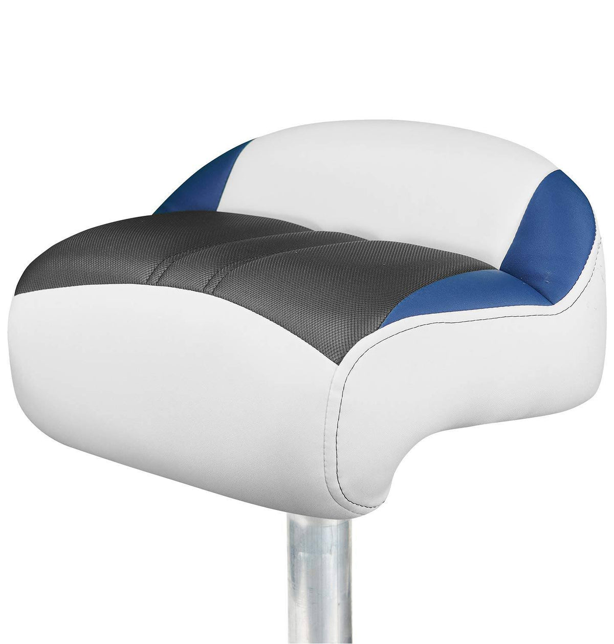 White/Blue/Carbon Casting Boat Seat T605