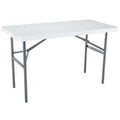 White Granite Folding Table U312344
