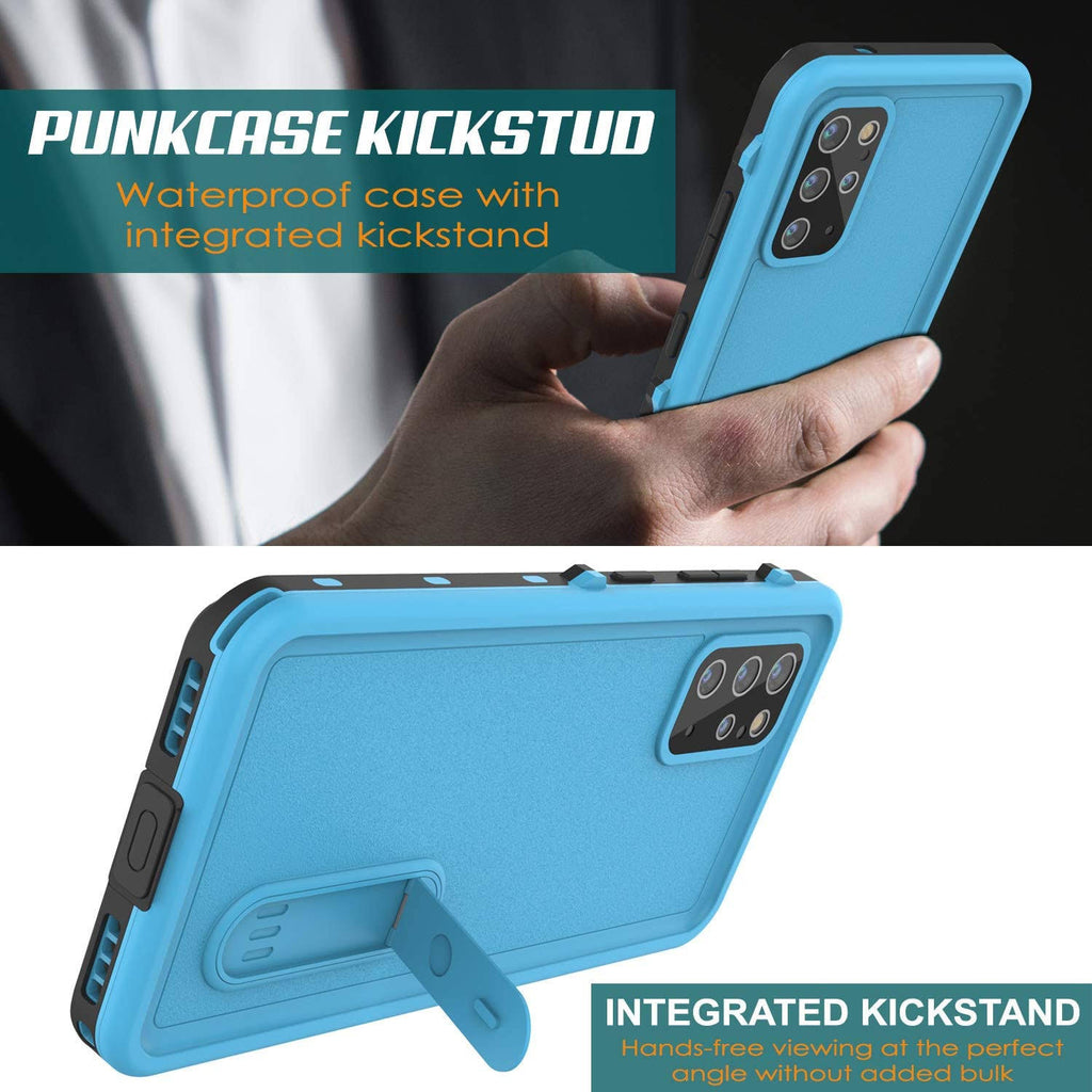 Light Blue Waterproof Case for Galaxy S20+ Plus H5459