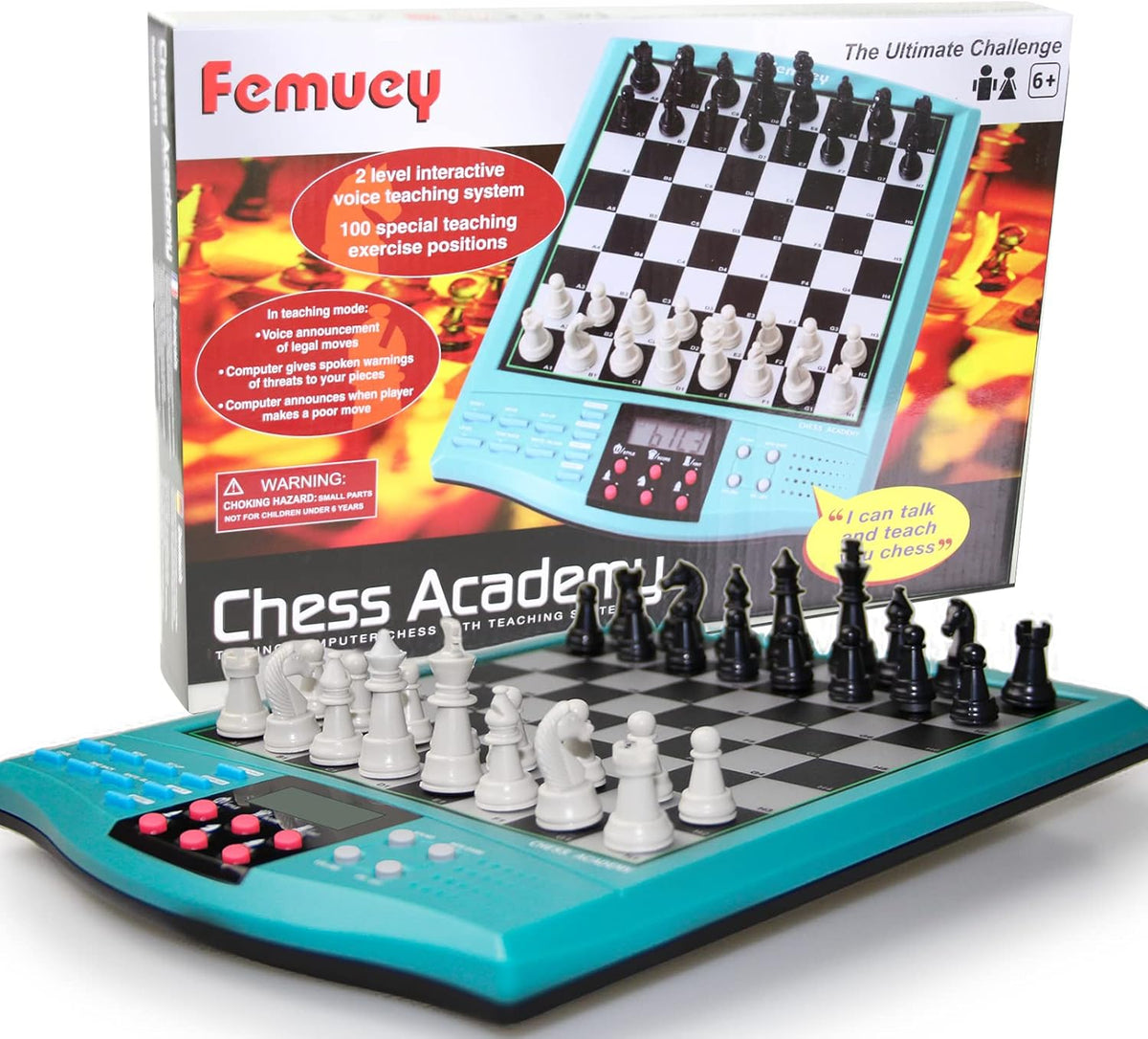 Electronic Voice Chess Academy Classical Computer Voice Teaching System R363886
