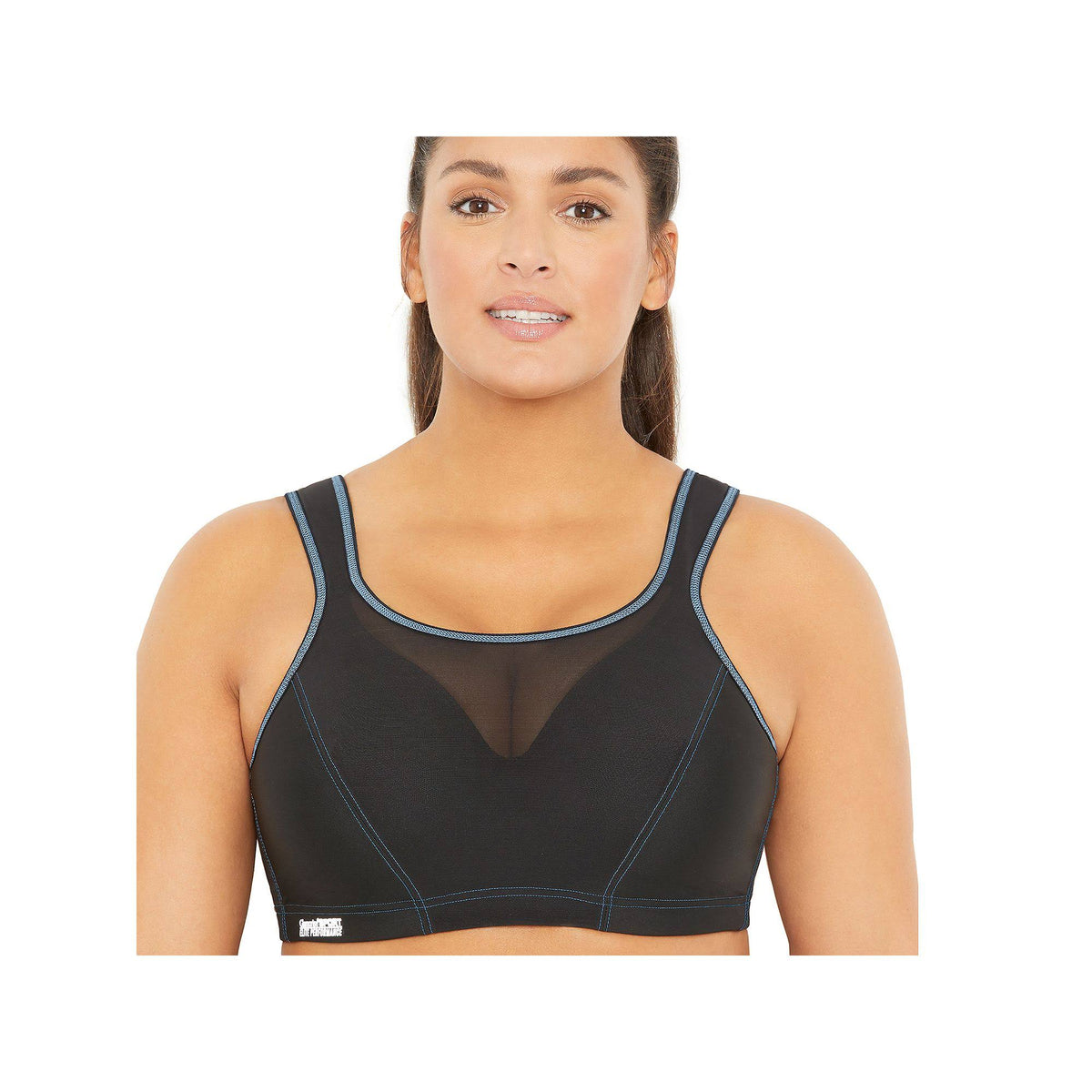 Black High Impact Cami Wire Sports Bra Q71249