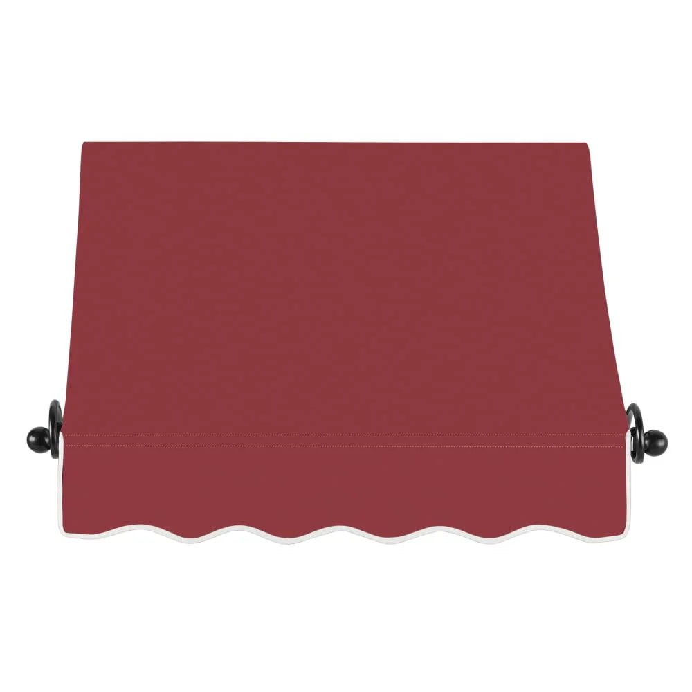Burgundy Acrylic Fixed Awning N260704