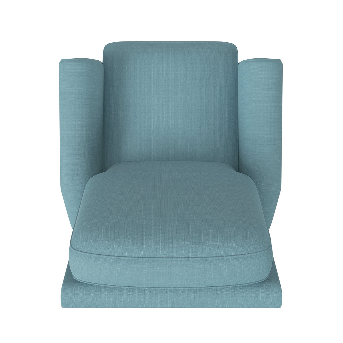 Sky Blue Push Back Recliner Chair V195575