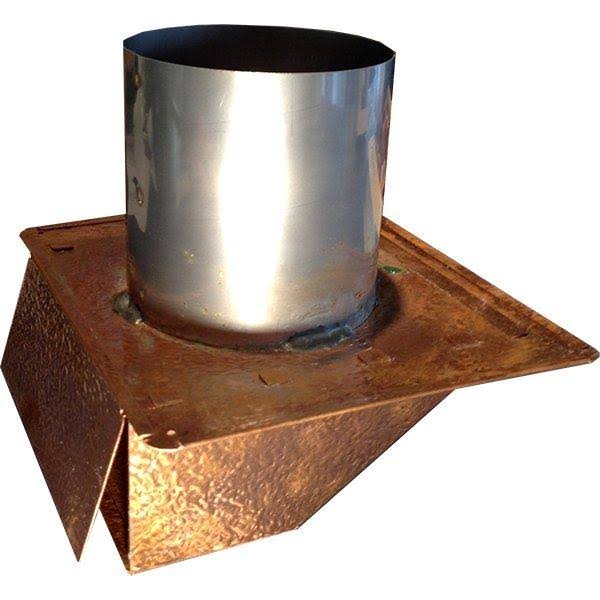 6x22 Hammered Copper Dryer Vent O2622