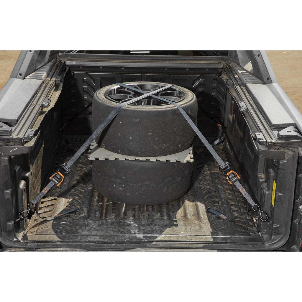 500 lb. Capacity 1 in. x 12 ft. Ratcheting Tie-Downs, 2-Pack K195553
