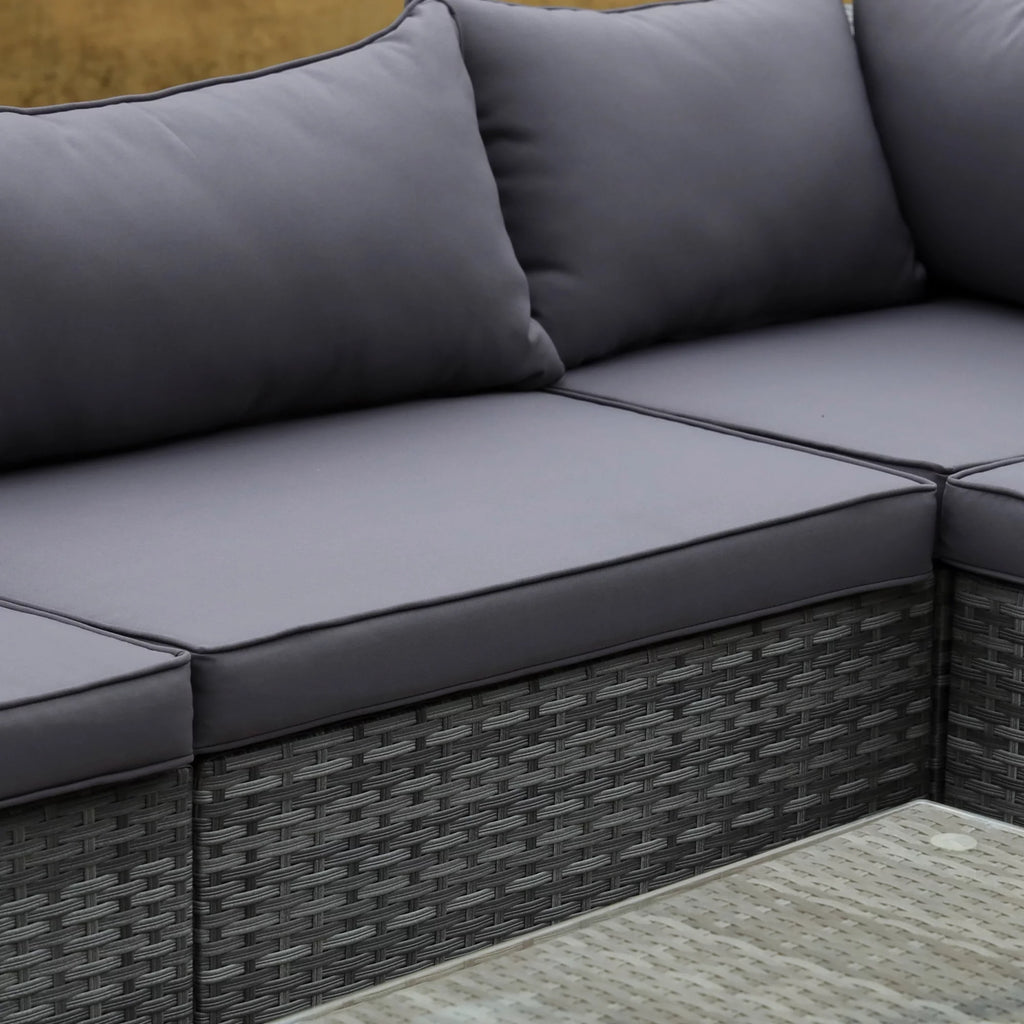 8 Piece PE Rattan Patio Furniture Set T872