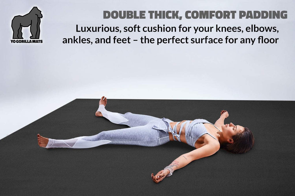 Large Yoga Mat 7' x 5' x 8mm Non-Slip Exercise Mat T909