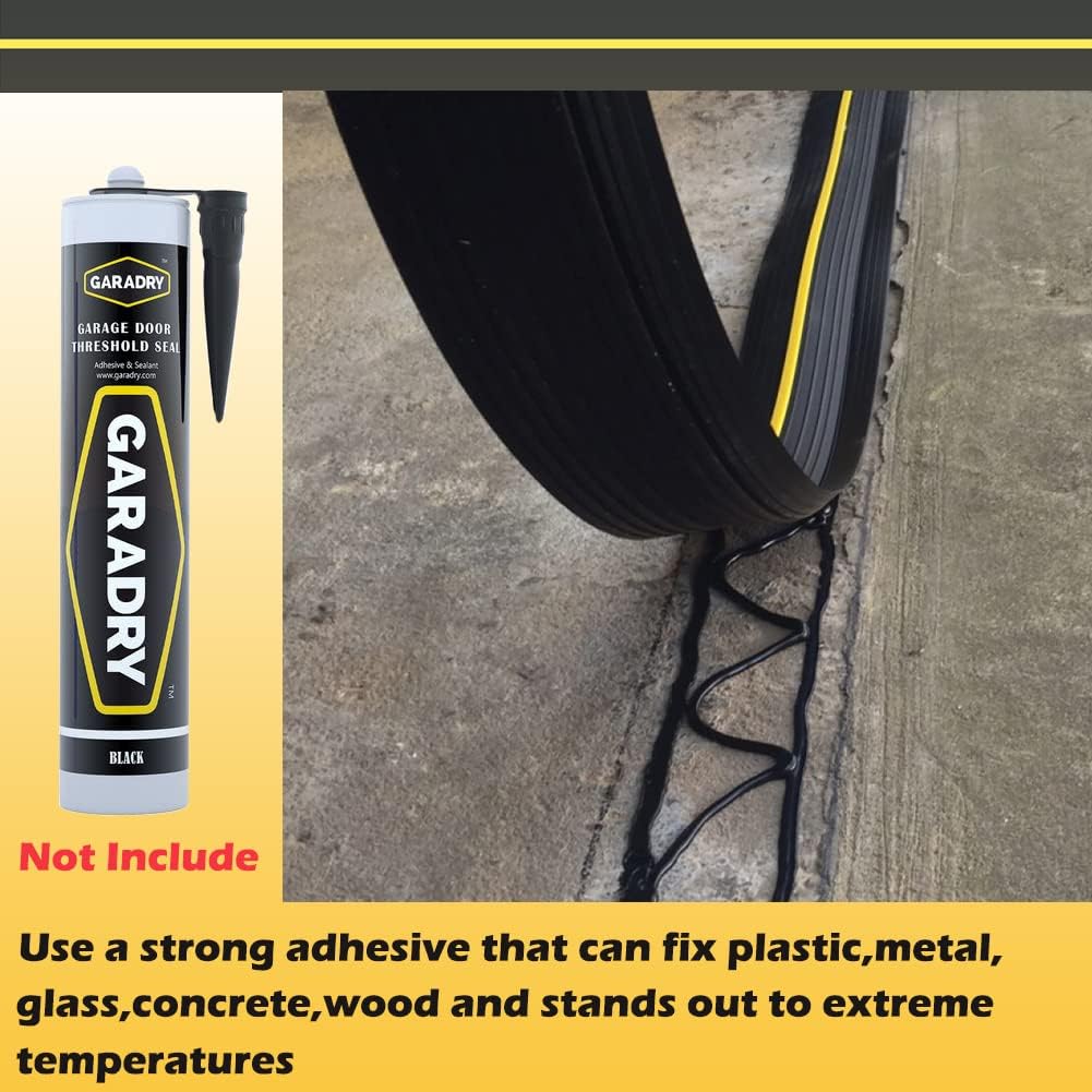20Ft Rubber Garage Door Threshold Seal Weather Stripping O394493