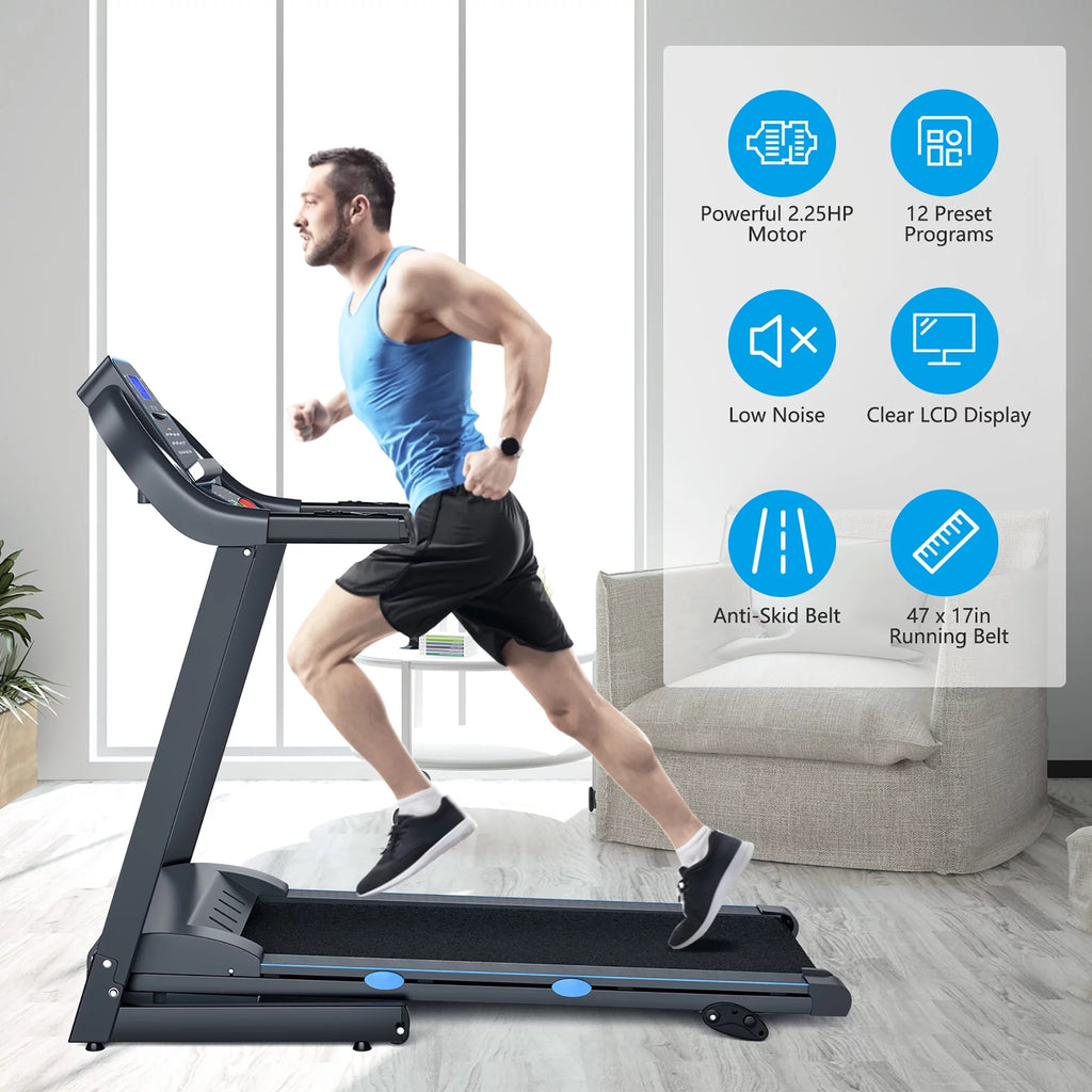 2.25HP Folding Electric Treadmill U4964