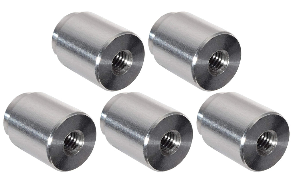 5pc Aluminum M6-1.0mm Weld On Bung Female Threaded Port W522858