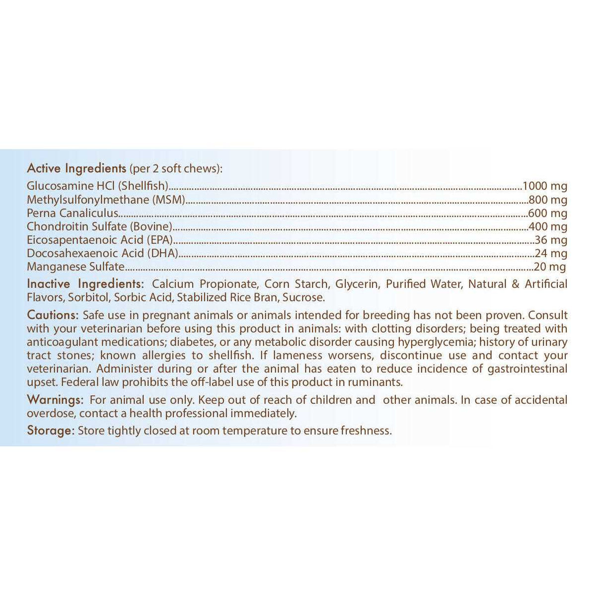 Bulldog Hip and Joint Soft Chews 50 Count M95315
