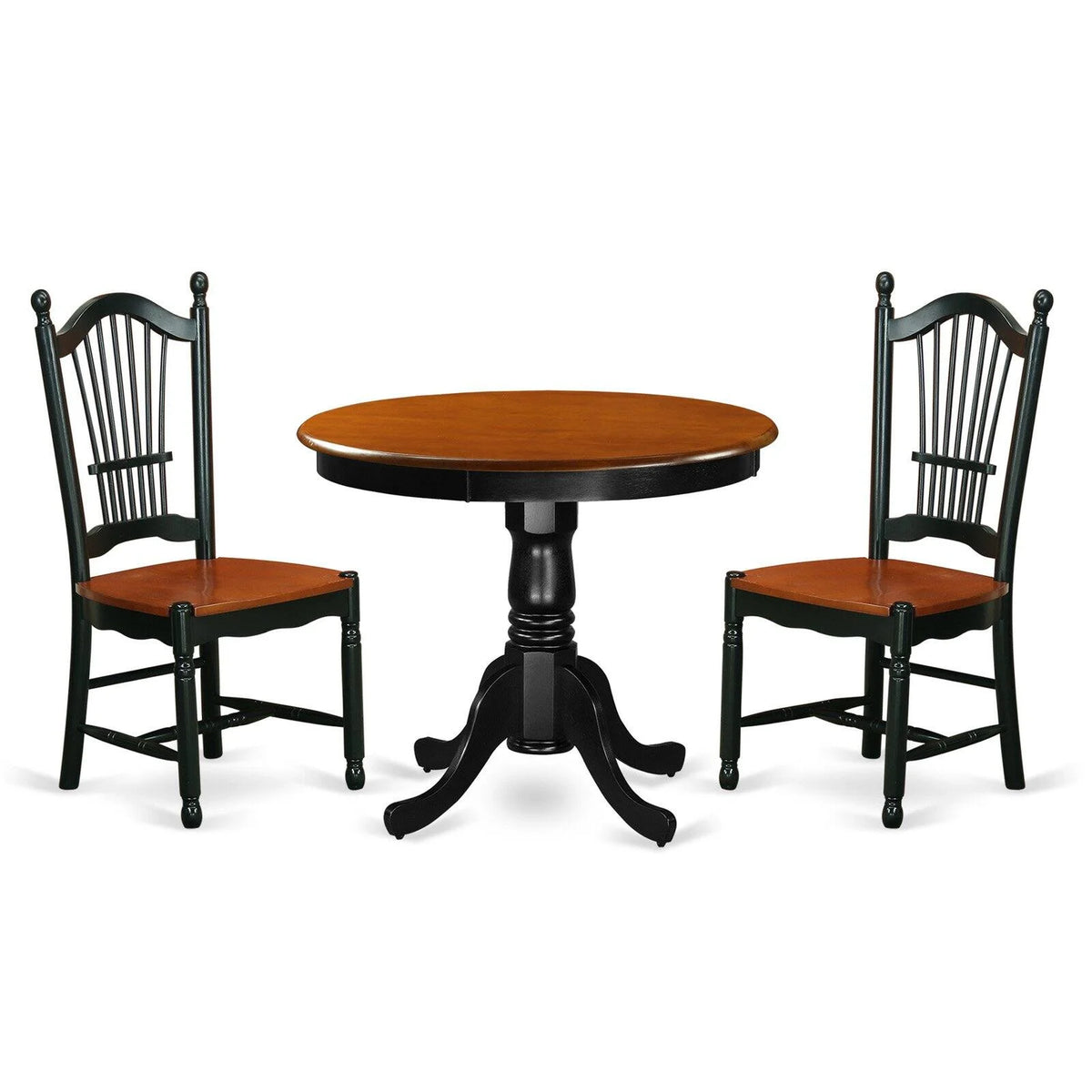 3-piece Dining Set with Round Table B526
