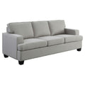 84" Polyester Fabric Sofa in Gray E872