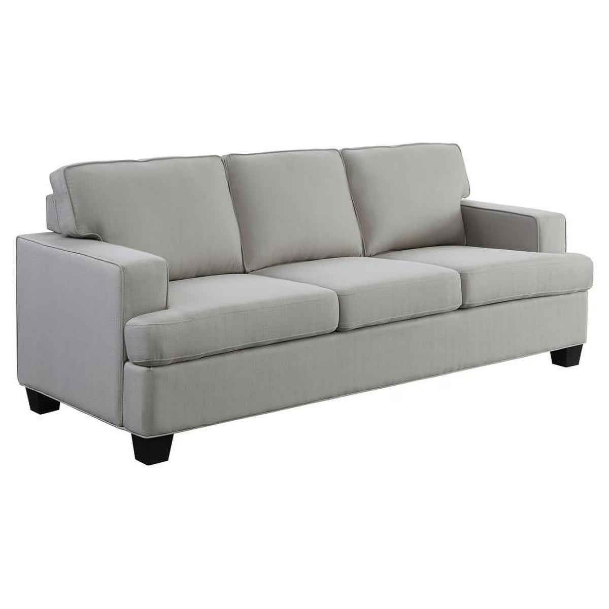 84" Polyester Fabric Sofa in Gray E872