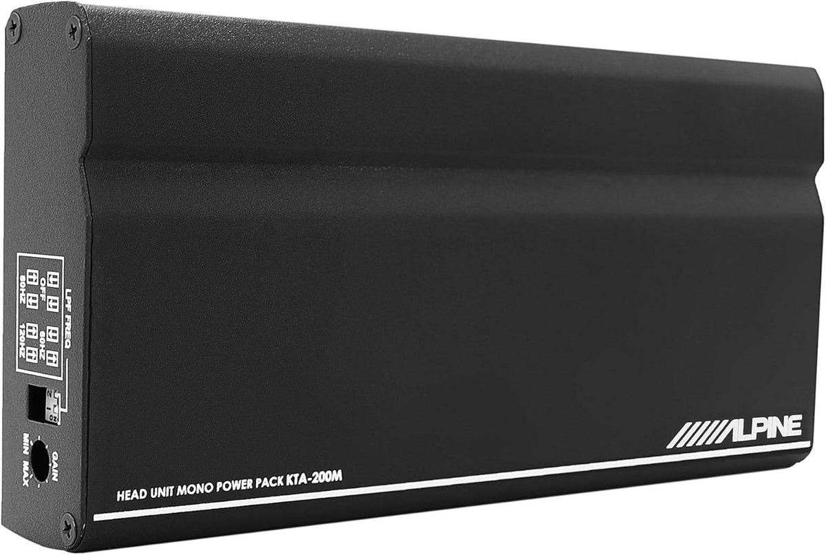 Mono Power Pack Amp with 10" Loaded Tube Subwoofer and Bass Knob S563