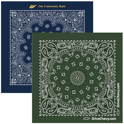 144 Custom Paisley Bandanas A568
