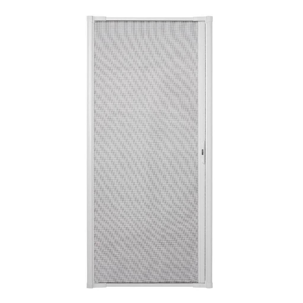 White 36 in. x 80 in. Retractable Screen Door S556187