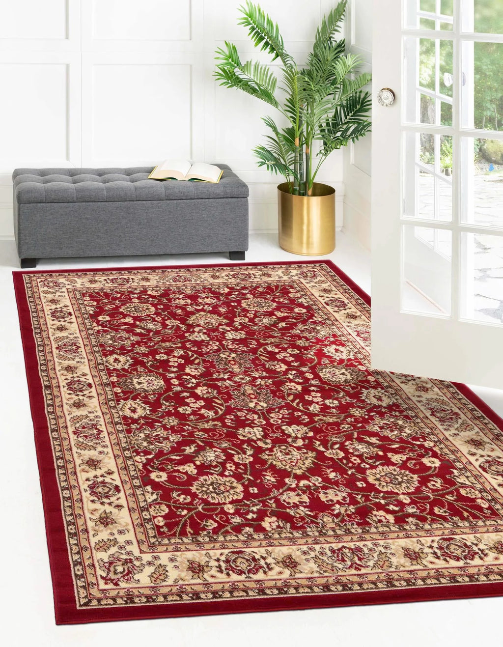 Burgundy 8' x 10' Medium Rug S82946